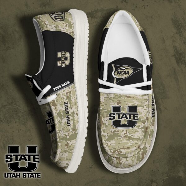 Tubopro Utah State Aggies Personalized Hey Dude Shoes For Men And Women