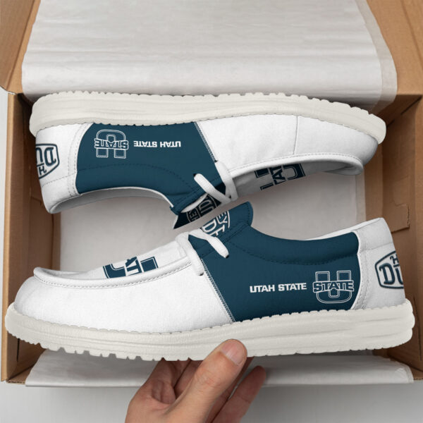 Tubopro Utah State Aggies Personalized Hey Dude Shoes For Men And Women - Image 3