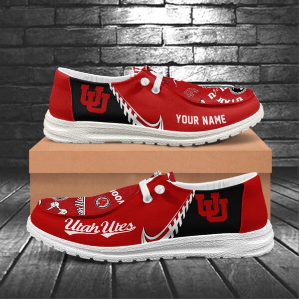 Tubopro Utah Utes Hey Dude Shoes For Men And Women - Image 5
