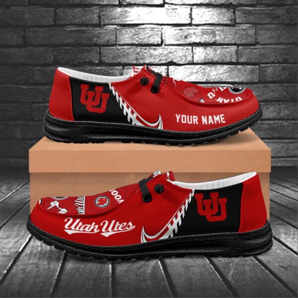 Tubopro Utah Utes Hey Dude Shoes For Men And Women - Image 6