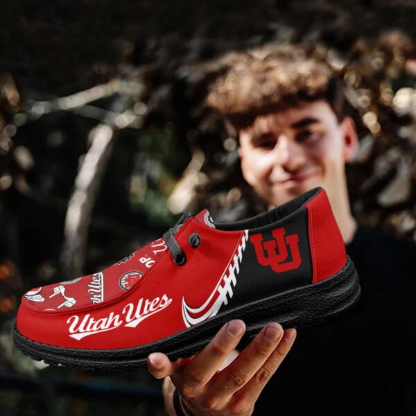 Tubopro Utah Utes Hey Dude Shoes For Men And Women - Image 4