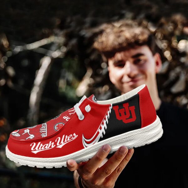 Tubopro Utah Utes Hey Dude Shoes For Men And Women - Image 3