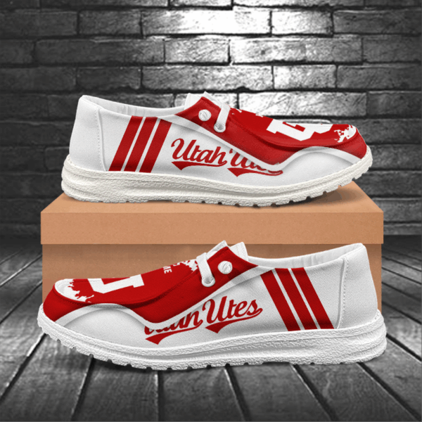 Tubopro Utah Utes Hey Dude Shoes For Men And Women - Image 5