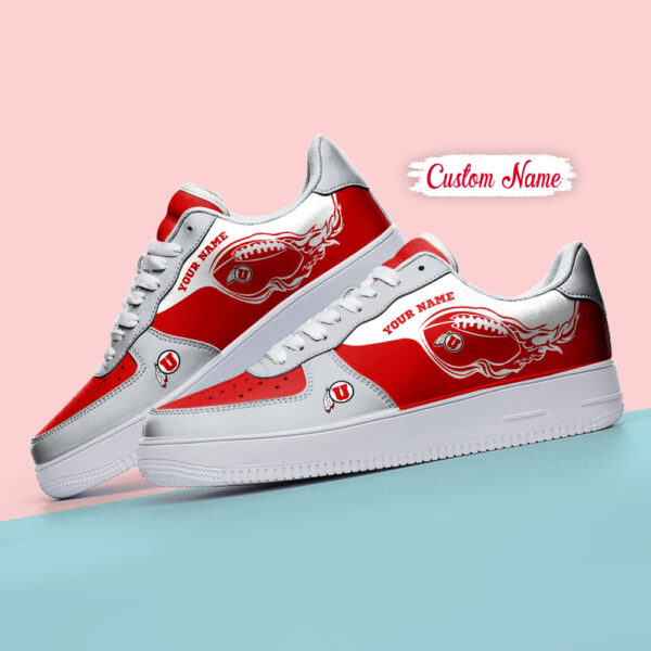 Tubopro Utah Utes NCAA Air Low-Top Sneakers Shoes For Men And Women - Image 4