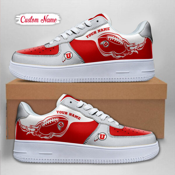 Tubopro Utah Utes NCAA Air Low-Top Sneakers Shoes For Men And Women - Image 2