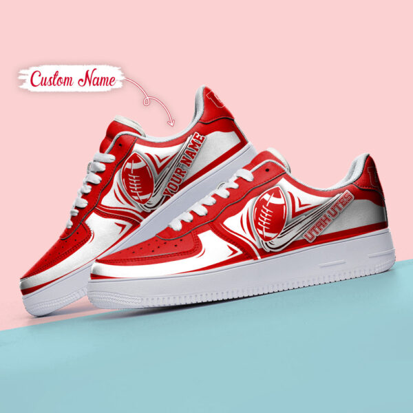 Tubopro Utah Utes NCAA Air Low-Top Sneakers Shoes For Men And Women - Image 4
