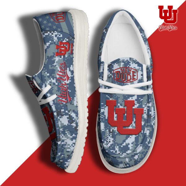 Tubopro Utah Utes Personalized Hey Dude Shoes For Men And Women