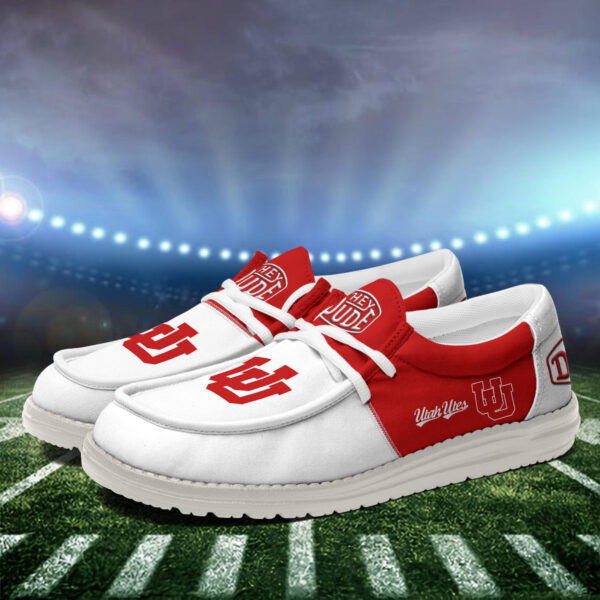 Tubopro Utah Utes Personalized Hey Dude Shoes For Men And Women - Image 4