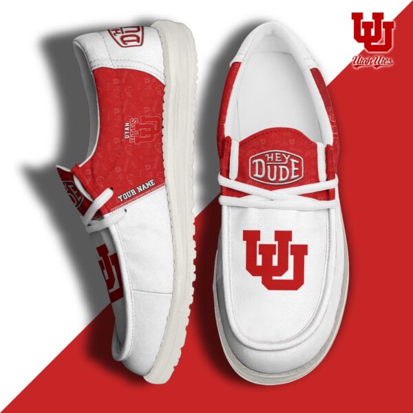 Tubopro Utah Utes Personalized Hey Dude Shoes For Men And Women