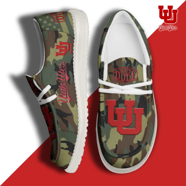 Tubopro Utah Utes Personalized Hey Dude Shoes For Men And Women