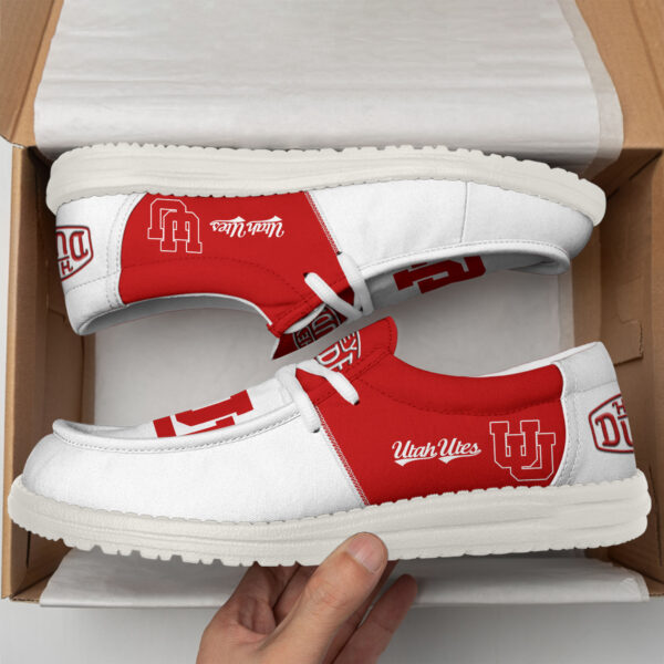 Tubopro Utah Utes Personalized Hey Dude Shoes For Men And Women - Image 3