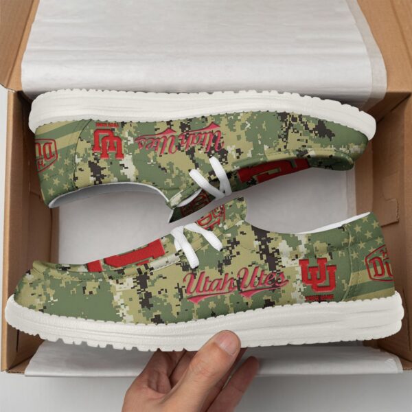 Tubopro Utah Utes Personalized Hey Dude Shoes For Men And Women - Image 2
