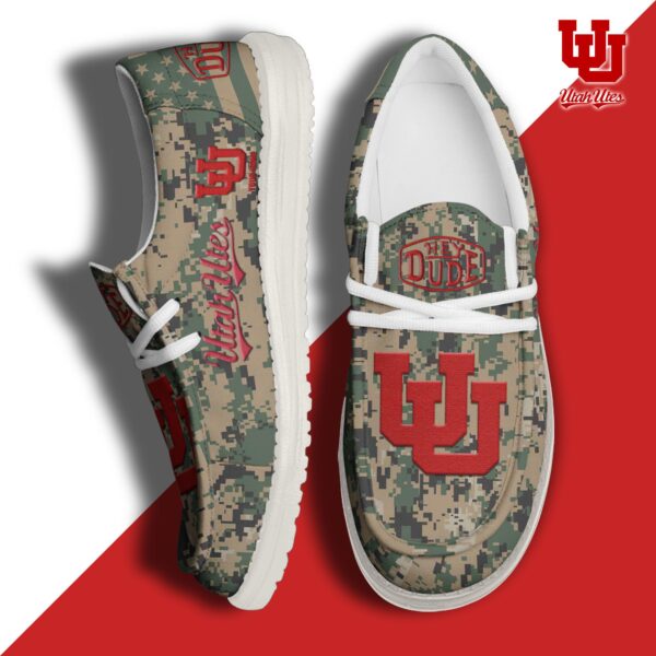 Tubopro Utah Utes Personalized Hey Dude Shoes For Men And Women