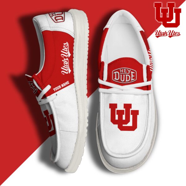 Tubopro Utah Utes Personalized Hey Dude Shoes For Men And Women