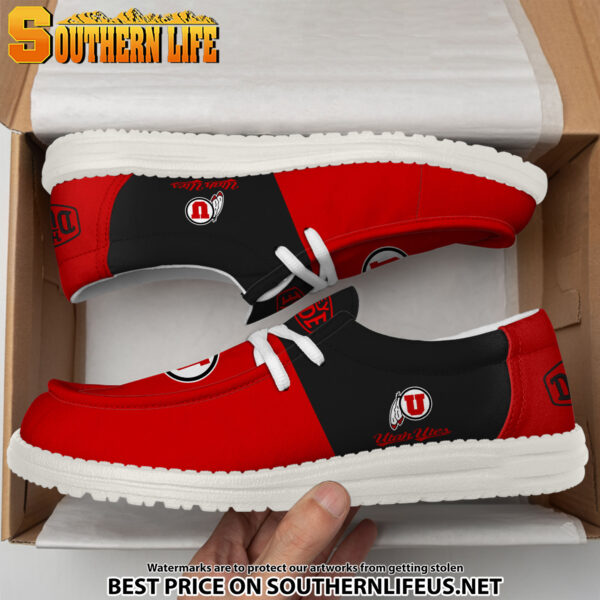 Tubopro Utah Utes Personalized Hey Dude Shoes For Men And Women - Image 3