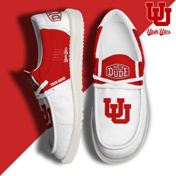 Tubopro Utah Utes Personalized Hey Dude Shoes For Men And Women
