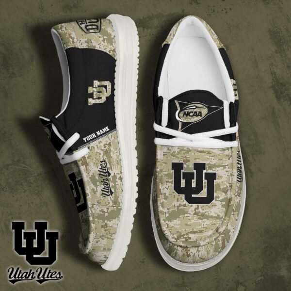 Tubopro Utah Utes Personalized Hey Dude Shoes For Men And Women
