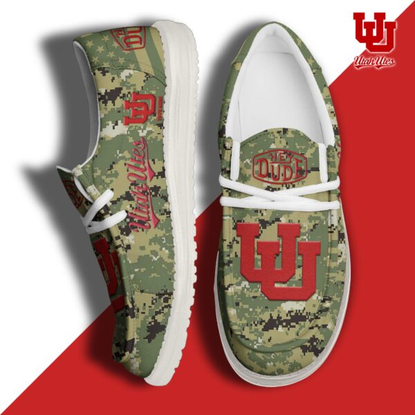 Tubopro Utah Utes Personalized Hey Dude Shoes For Men And Women