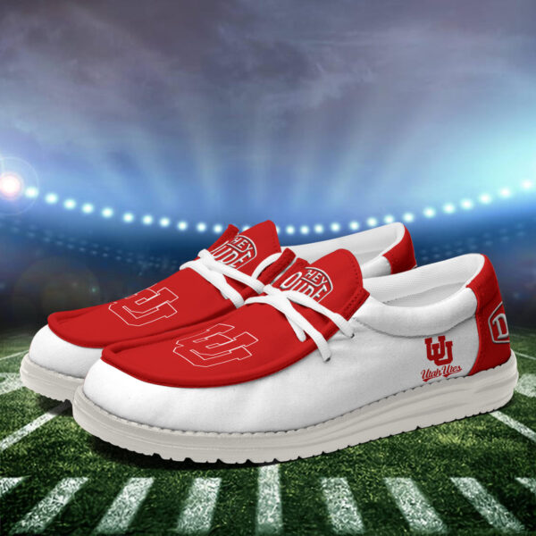 Tubopro Utah Utes Personalized Hey Dude Shoes For Men And Women - Image 3