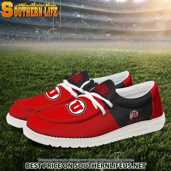 Tubopro Utah Utes Personalized Hey Dude Shoes For Men And Women - Image 2