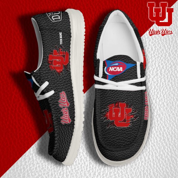 Tubopro Utah Utes Personalized Hey Dude Shoes For Men And Women