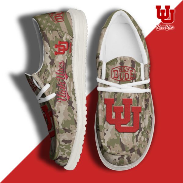 Tubopro Utah Utes Personalized Hey Dude Shoes For Men And Women