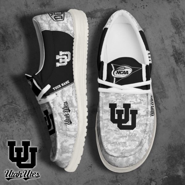 Tubopro Utah Utes Personalized Hey Dude Shoes For Men And Women
