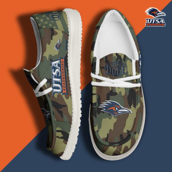 Tubopro UTSA Roadrunners Personalized Hey Dude Shoes For Men And Women