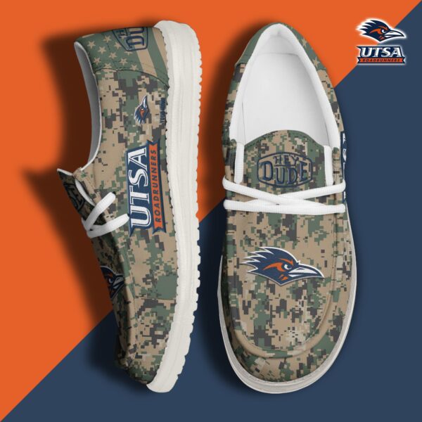Tubopro UTSA Roadrunners Personalized Hey Dude Shoes For Men And Women
