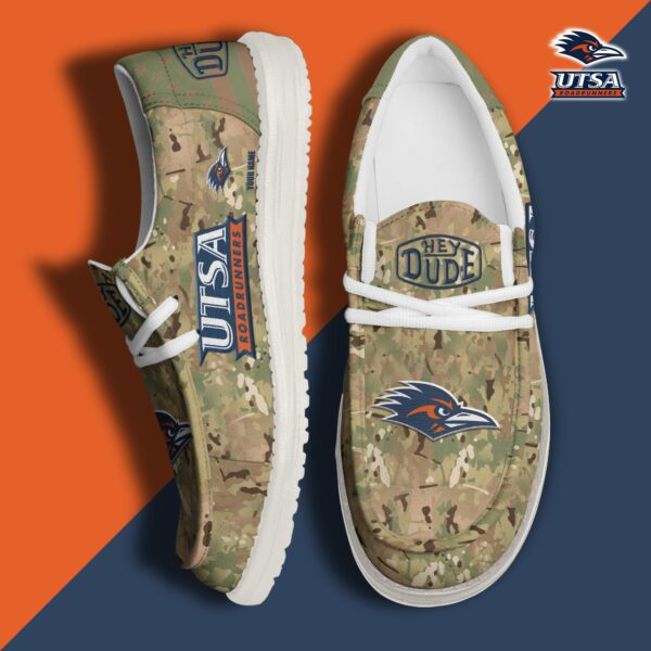 Tubopro UTSA Roadrunners Personalized Hey Dude Shoes For Men And Women