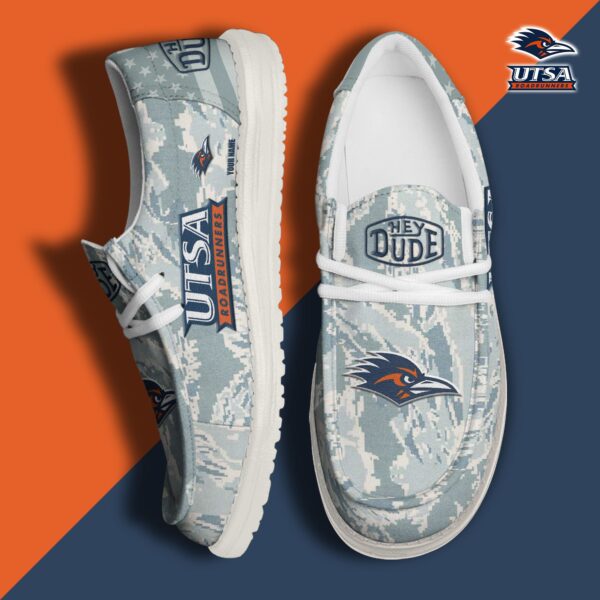 Tubopro UTSA Roadrunners Personalized Hey Dude Shoes For Men And Women