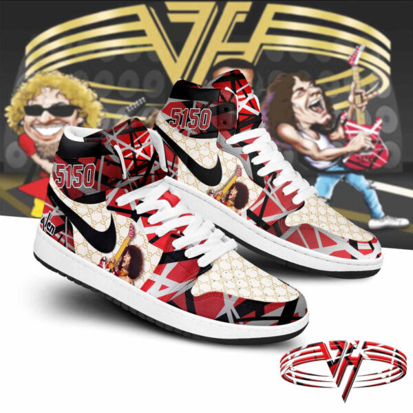 Tubopro Van Halen AJ1 High Sneakers Shoes For Men And Women