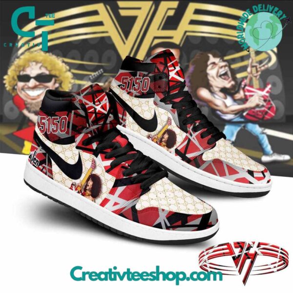 Tubopro Van Halen AJ1 High Sneakers Shoes For Men And Women