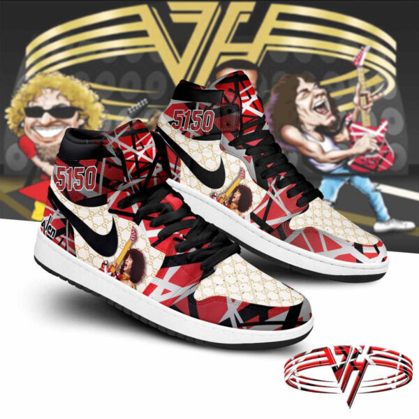Tubopro Van Halen AJ1 High Sneakers Shoes For Men And Women
