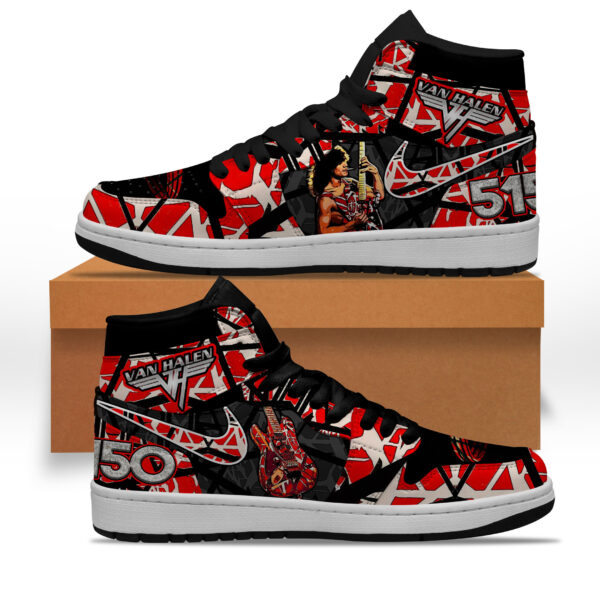 Tubopro Van Halen AJ1 High Sneakers Shoes For Men And Women - Image 2