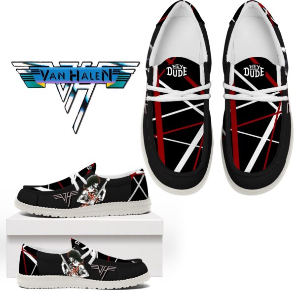 Tubopro Van Halen Personalized Hey Dude Shoes For Men And Women