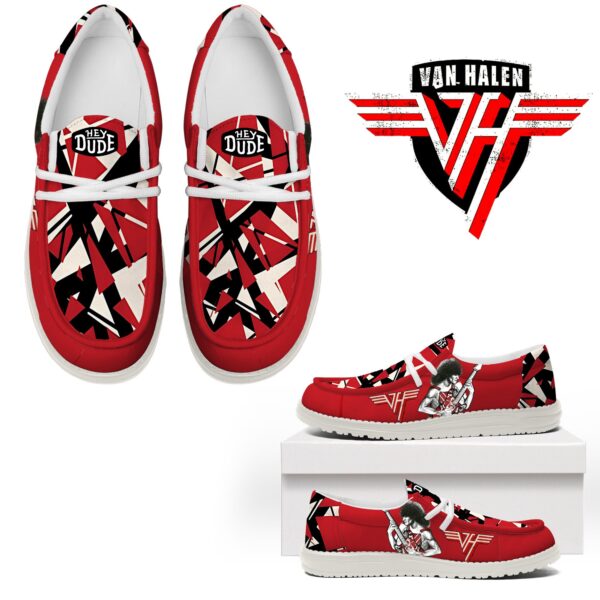 Tubopro Van Halen Personalized Hey Dude Shoes For Men And Women
