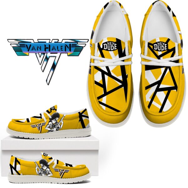 Tubopro Van Halen Personalized Hey Dude Shoes For Men And Women