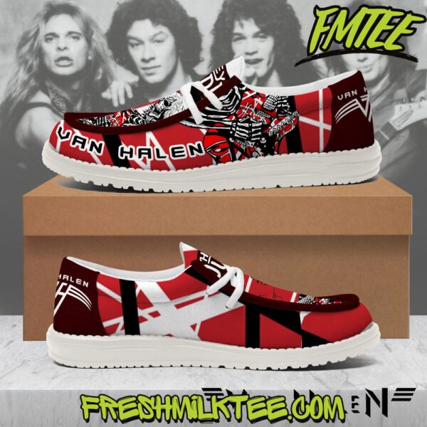 Tubopro Van Halen Personalized Hey Dude Shoes For Men And Women