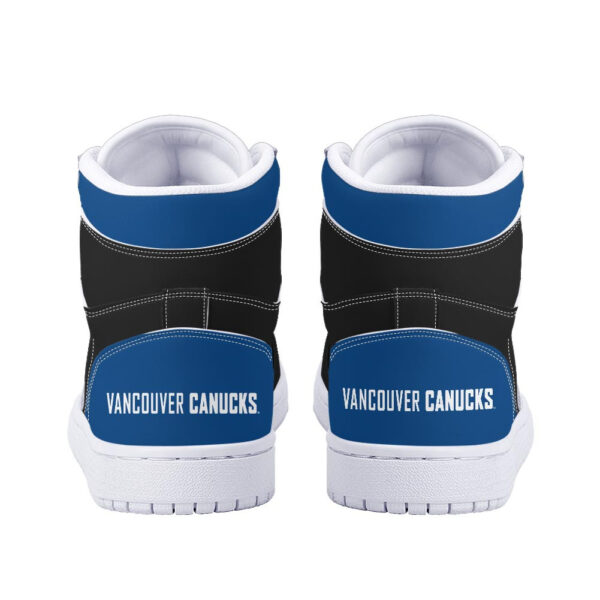 Tubopro Vancouver Canucks AJ1 High Sneakers Shoes For Men And Women - Image 4