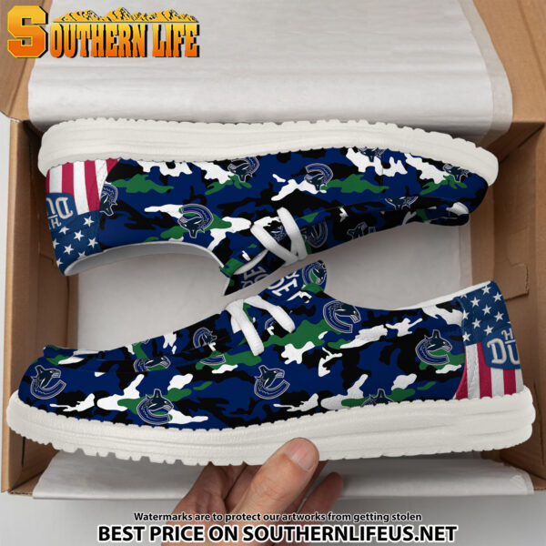 Tubopro Vancouver Canucks Personalized Hey Dude Shoes For Men And Women - Image 4