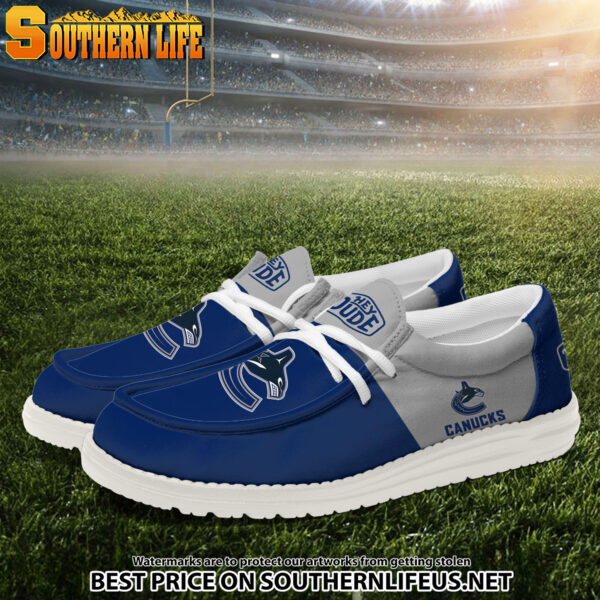 Tubopro Vancouver Canucks Personalized Hey Dude Shoes For Men And Women - Image 2