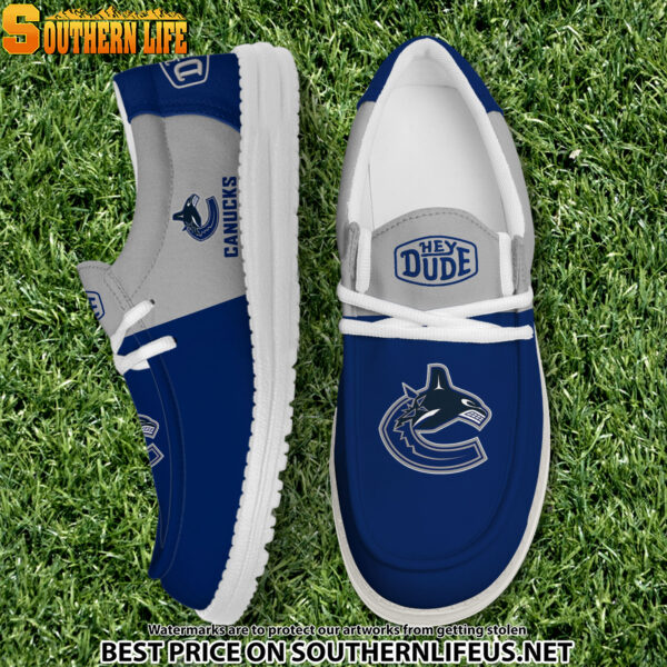 Tubopro Vancouver Canucks Personalized Hey Dude Shoes For Men And Women