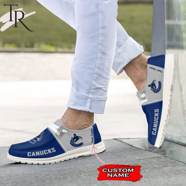 Tubopro Vancouver Canucks Personalized Hey Dude Shoes For Men And Women - Image 4