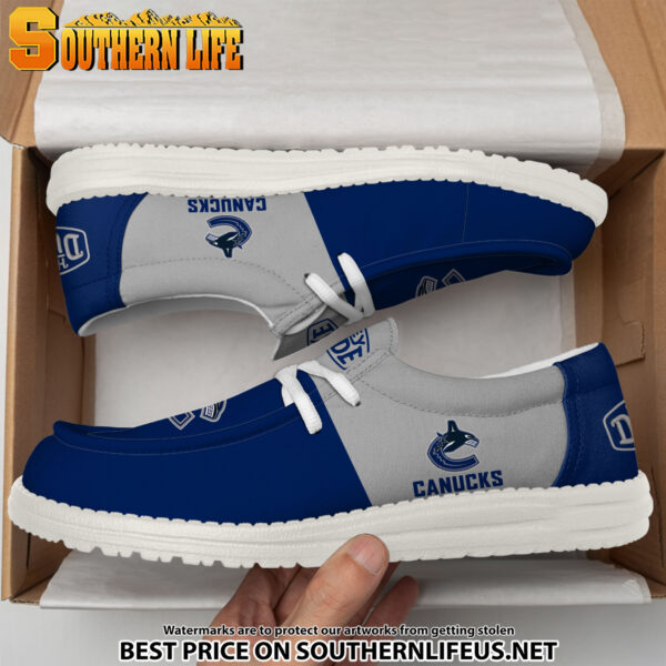 Tubopro Vancouver Canucks Personalized Hey Dude Shoes For Men And Women - Image 3