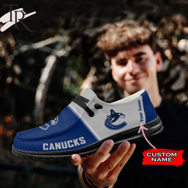 Tubopro Vancouver Canucks Personalized Hey Dude Shoes For Men And Women - Image 2