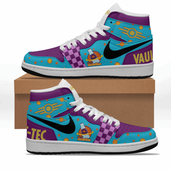 Tubopro Vault-Tec AJ1 High Sneakers Shoes For Men And Women