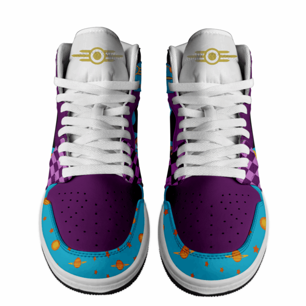 Tubopro Vault-Tec AJ1 High Sneakers Shoes For Men And Women - Image 3