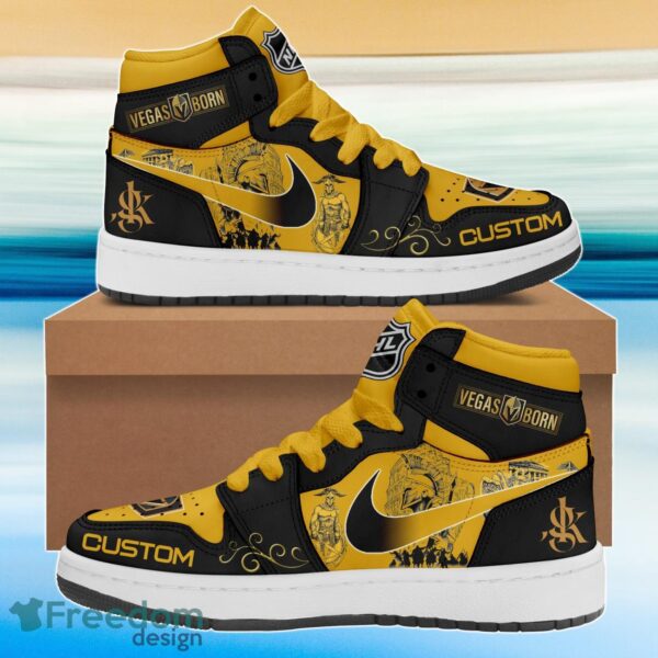 Tubopro Vegas Golden Knight AJ1 High Sneakers Shoes For Men And Women