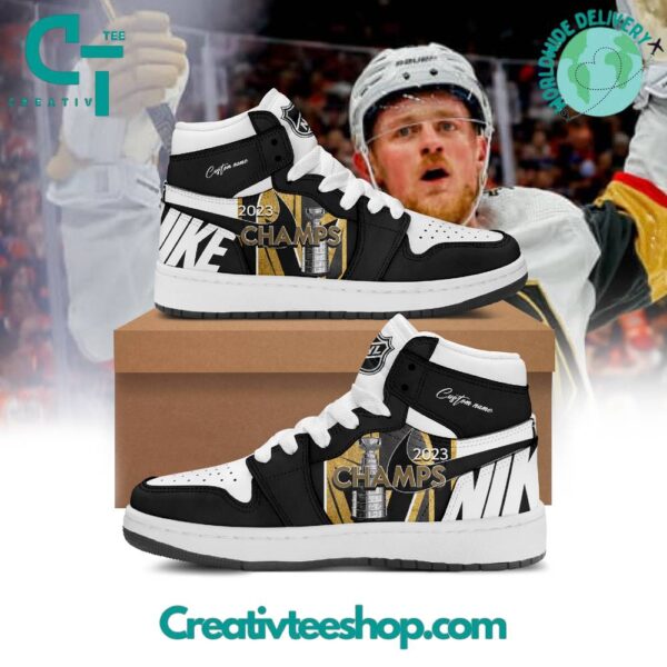 Tubopro Vegas Golden Knights AJ1 High Sneakers Shoes For Men And Women